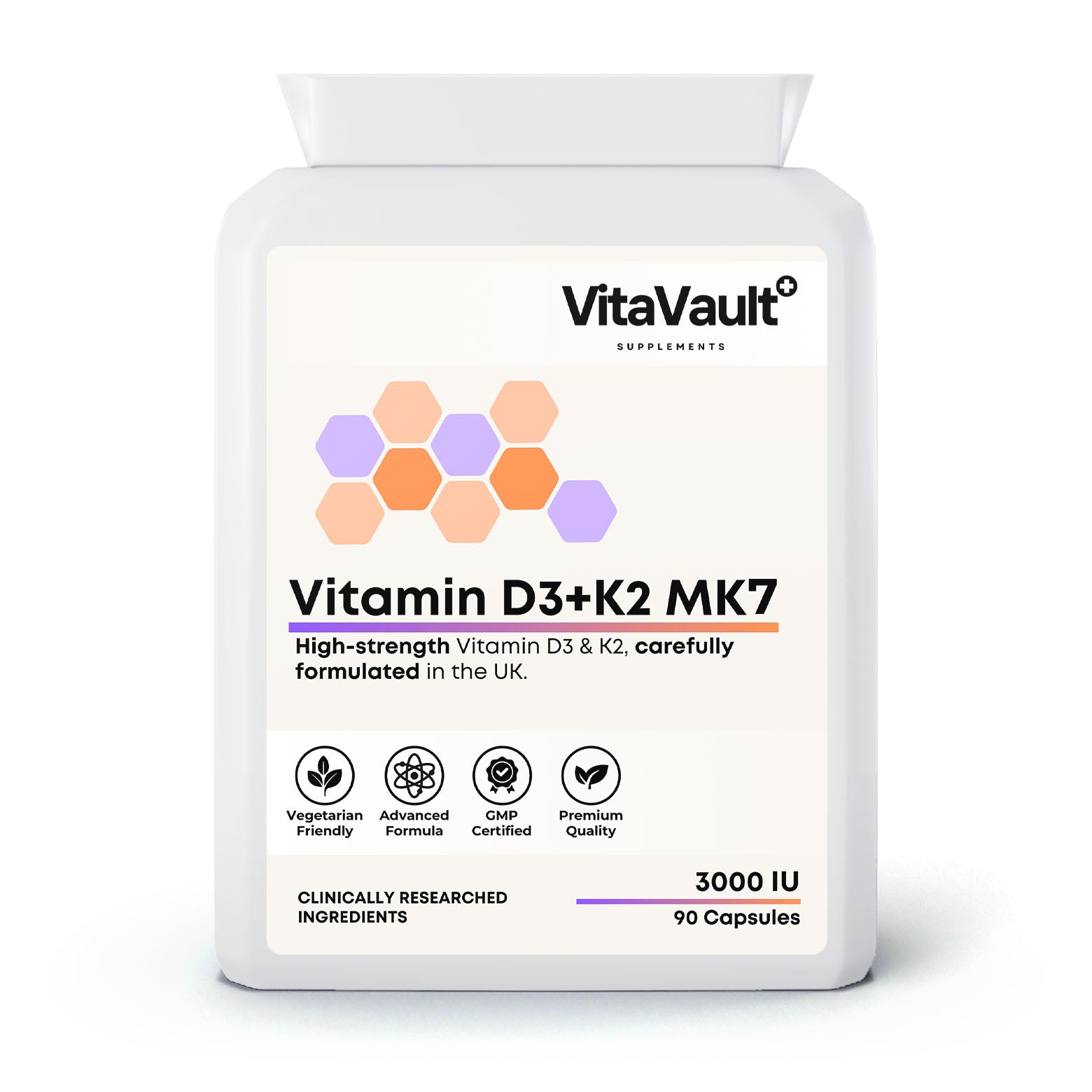 Vitamin D3 3000 IU + K2 MK7